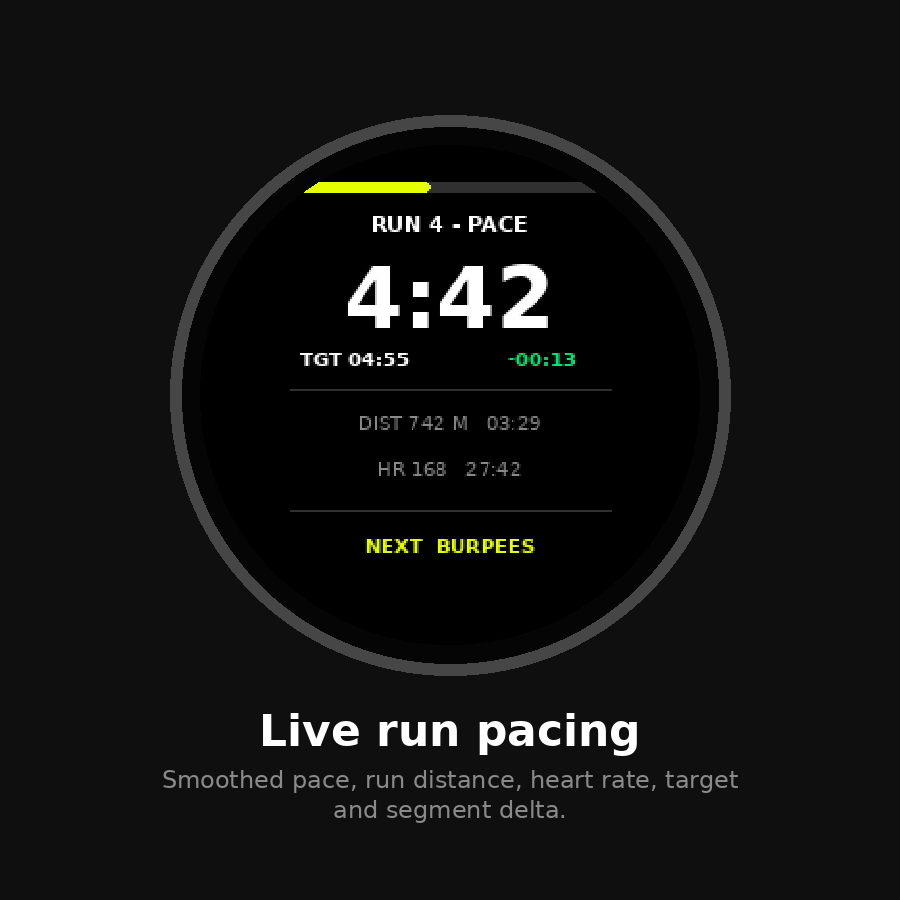 Hyrox Pacer · Screenshot 1