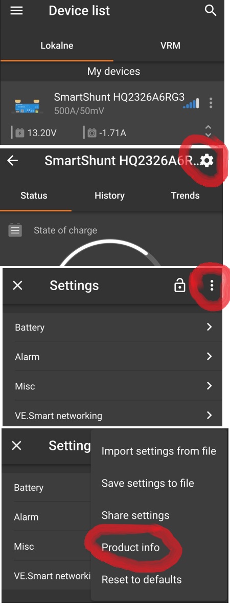 ShuntWatch Vi Data Field - Battery Bank Monitor · Screenshot 3