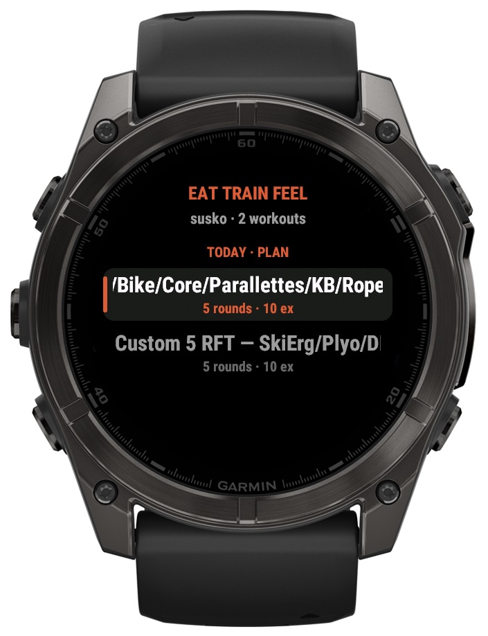 Eat Train Feel · Screenshot 3