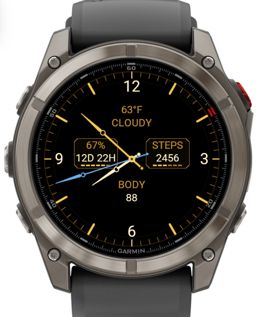 N13 Legacy - Heritage Analog Data Watch Face · Screenshot 0