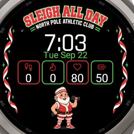 Sleigh All Day — North Pole Athletic Club · Screenshot 0