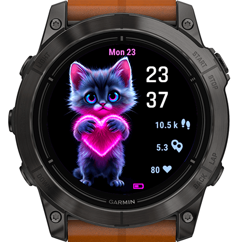 Neon Heart Paws G · Screenshot 2