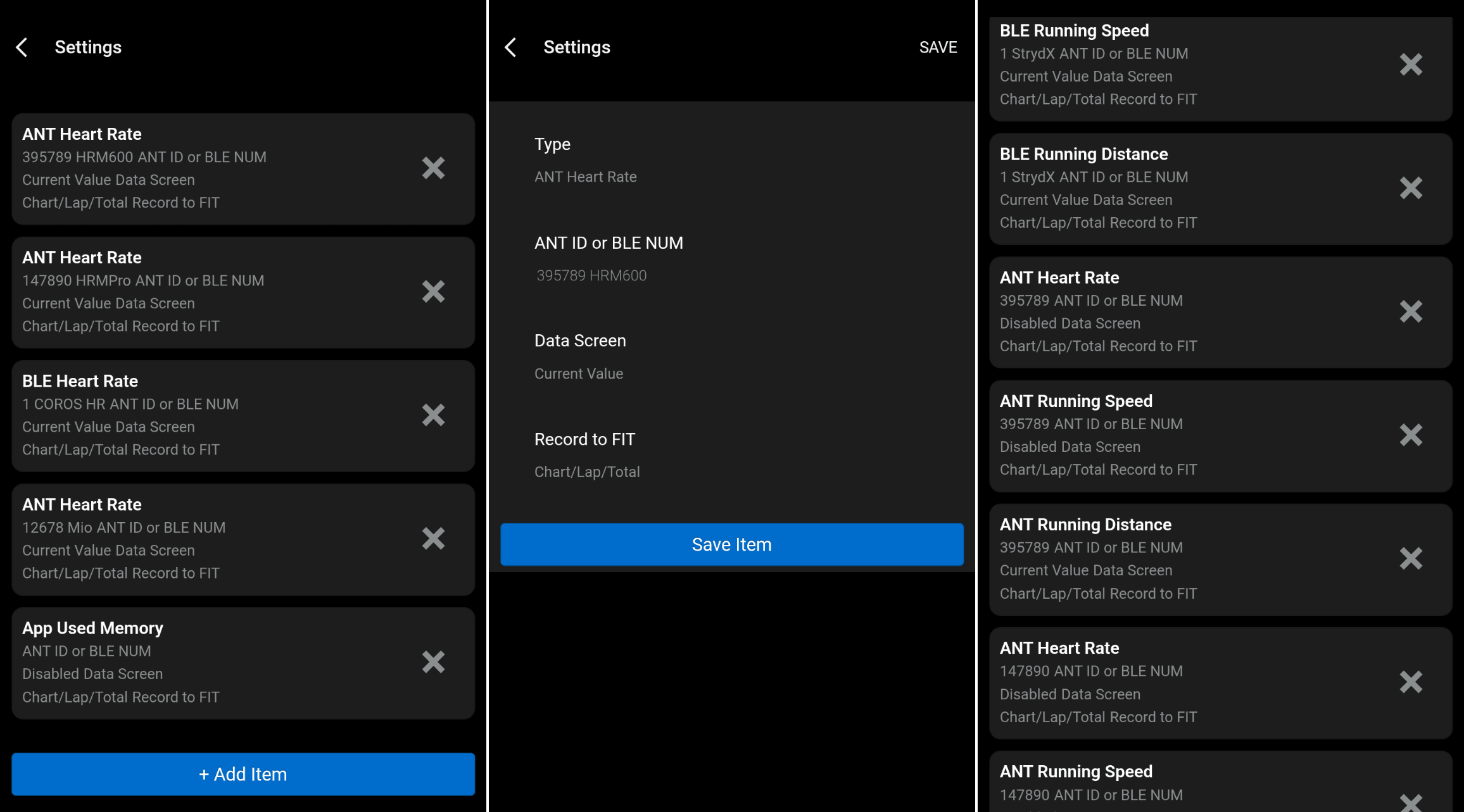 Extra Sensor (Heart Rate, Speed, Distance, Power) screenshot 5