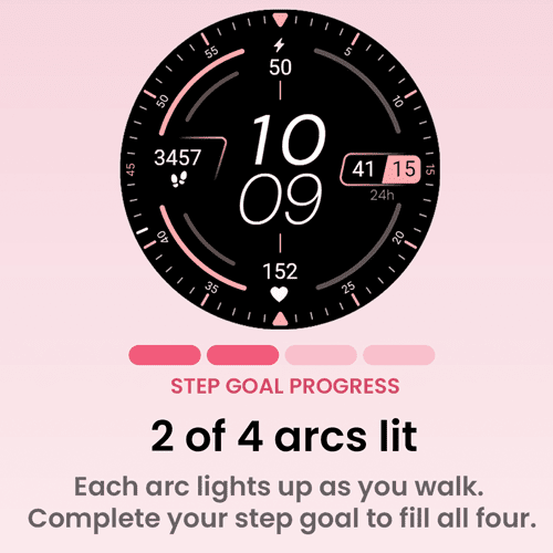 Pink Sport Digital Watch Face · Screenshot 1