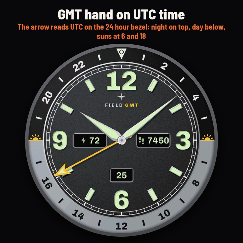 Astra Field GMT Free – 双时区表盘 · Screenshot 3
