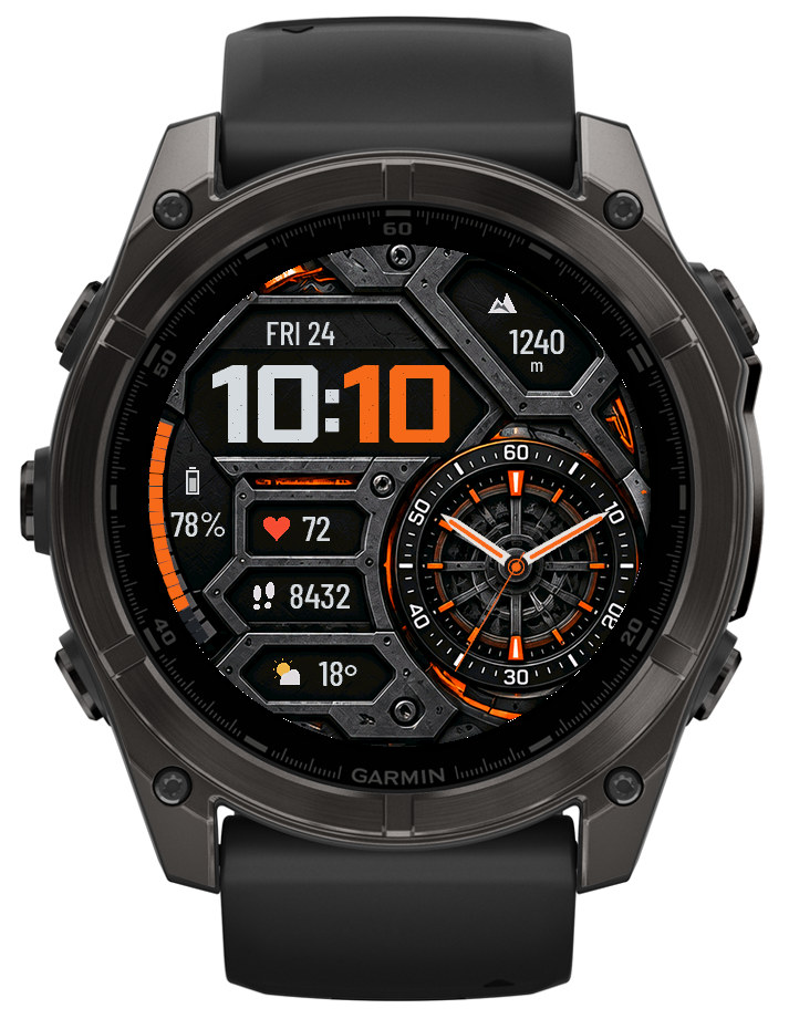 Vector Mechanic – Rugged Hybrid Watch Face · Screenshot 0