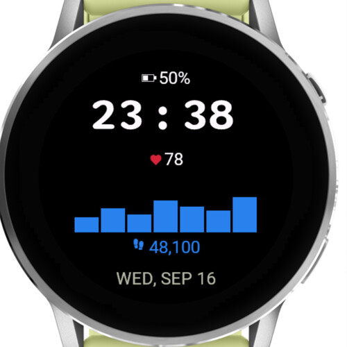 Weekly Steps Bars · Screenshot 0