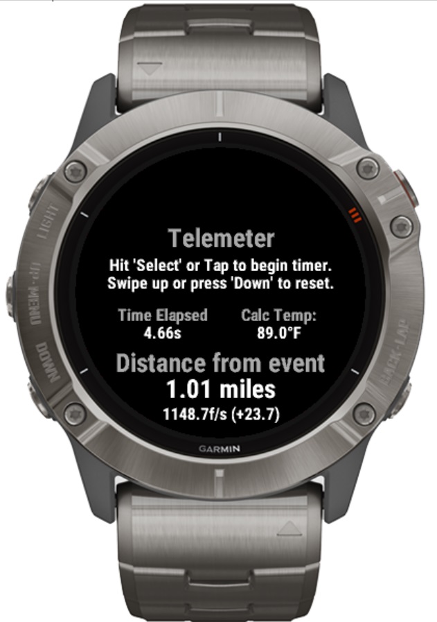 Lightning Distance Calculator/Telemeter · Screenshot 0