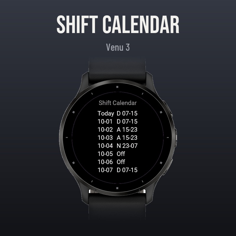 Shift Calendar · Screenshot 2