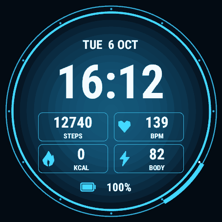 HOURSHIFT PRO — Gradient Data AMOLED · Screenshot 2