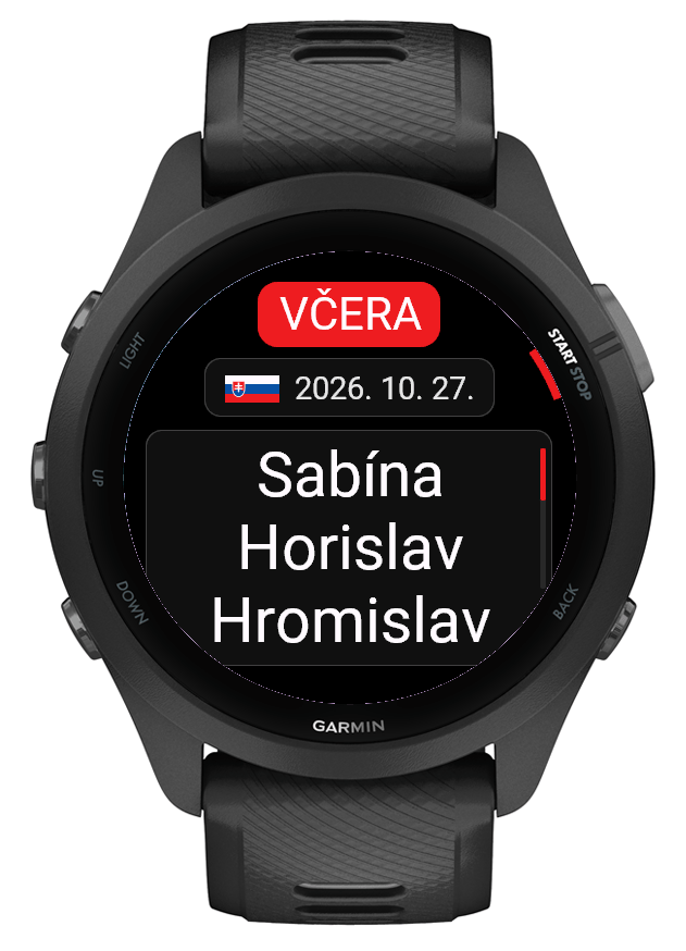 Slovak Name Days · Képernyőkép 0