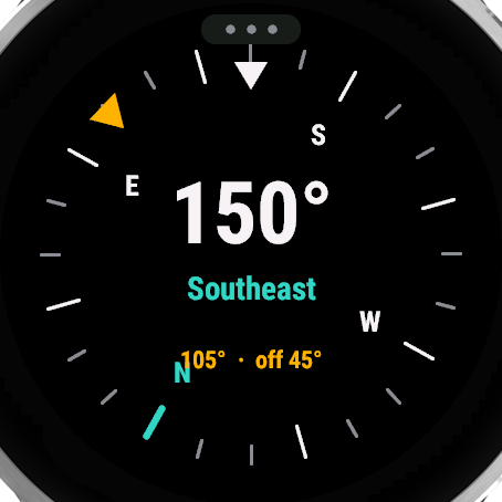Compass - Bearing Hold · Screenshot 1