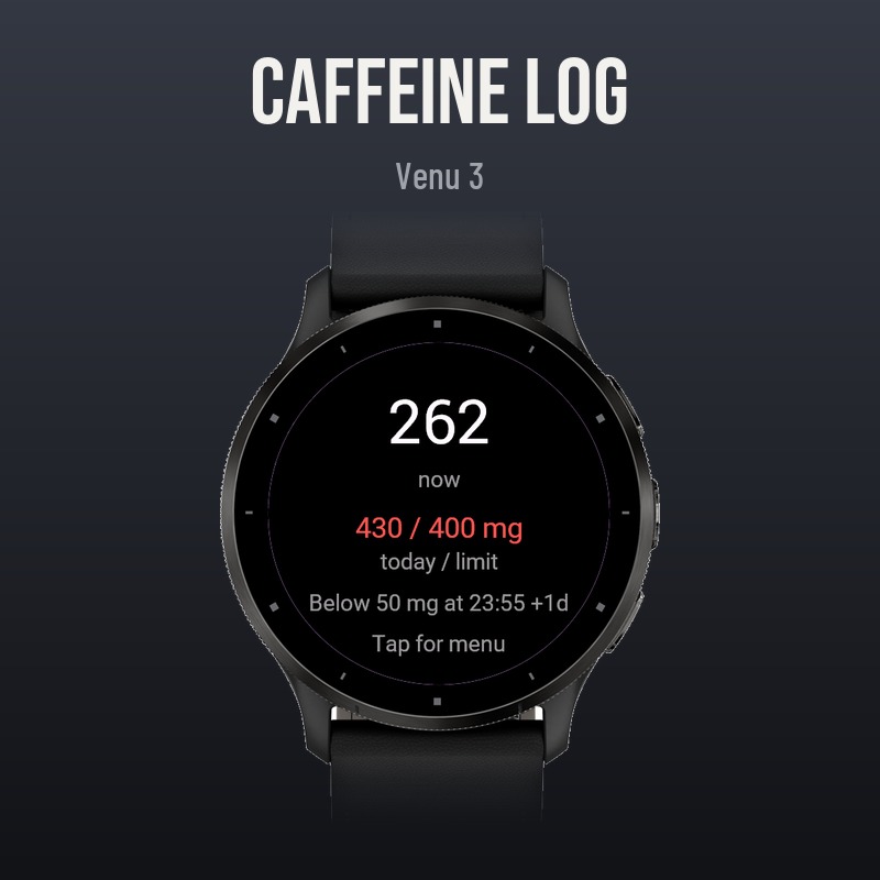Caffeine Log · Snímek obrazovky 3