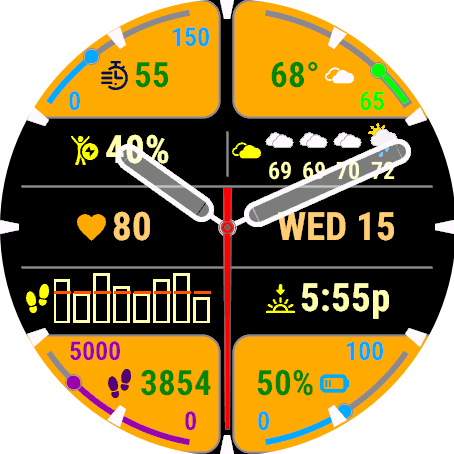 Aries Analog - Activities | Sensors | Weather 6