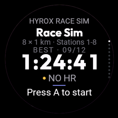 Hyrox Race Sim · Screenshot 3