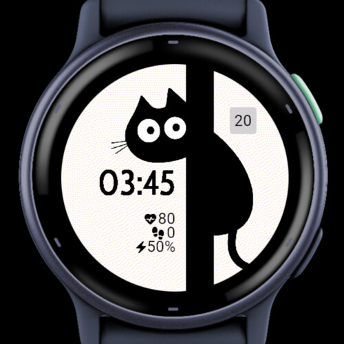 Peeky Cat Minimal 2