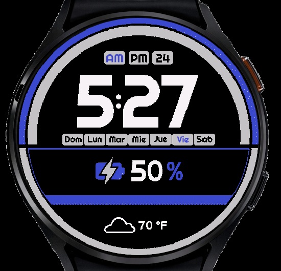 MnM BLUE GRID "AMOLED" 4