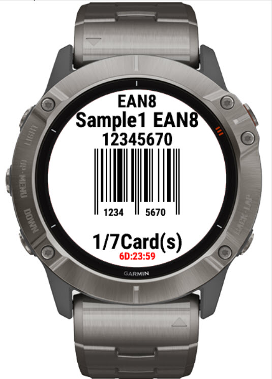 BarCode PARKRUN WIDGET 2