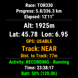 Trail Race Companion (TOR330® Version) · Screenshot 4