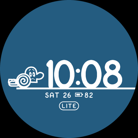 Doodle Grump Lite – Free Line Cartoon Watch Face · Screenshot 2