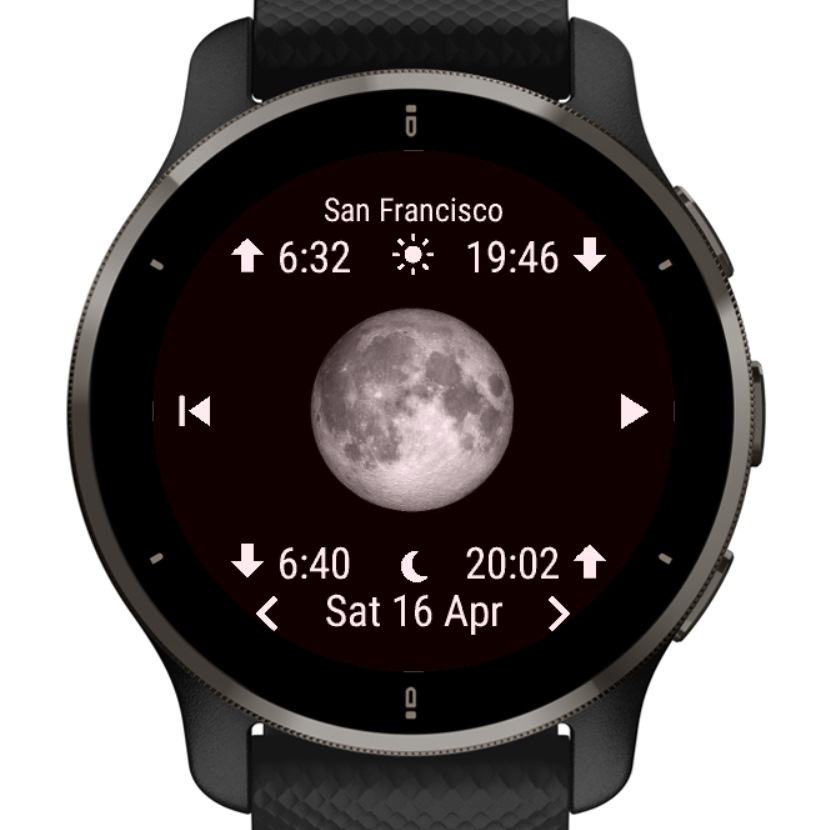 Moon Calendar Watch · Screenshot 3
