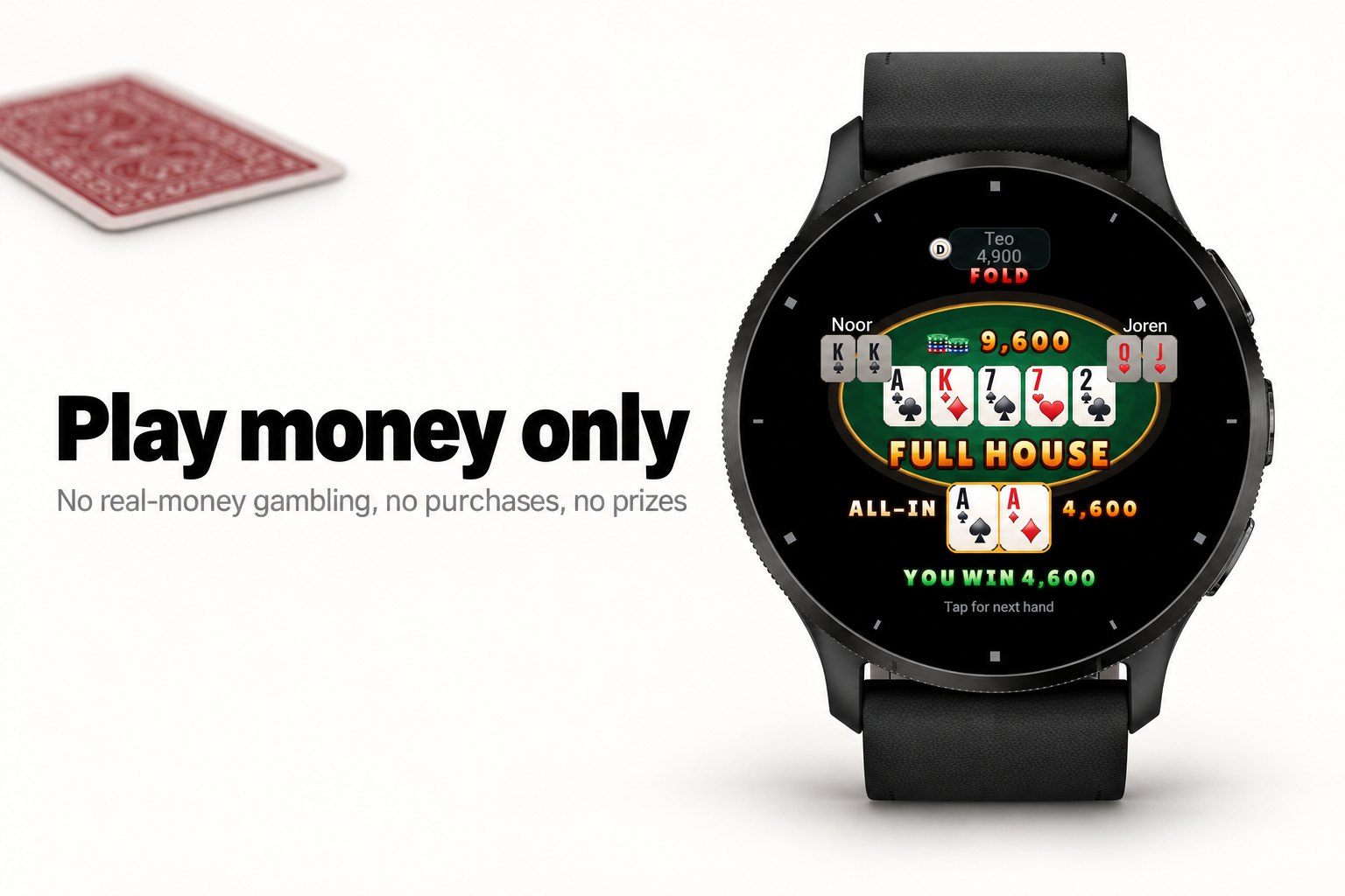 Poker - Texas Hold'em with AI coach · Screenshot 1