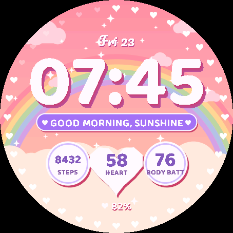 Bubblegum — Pink Glitter & Hearts · Screenshot 3