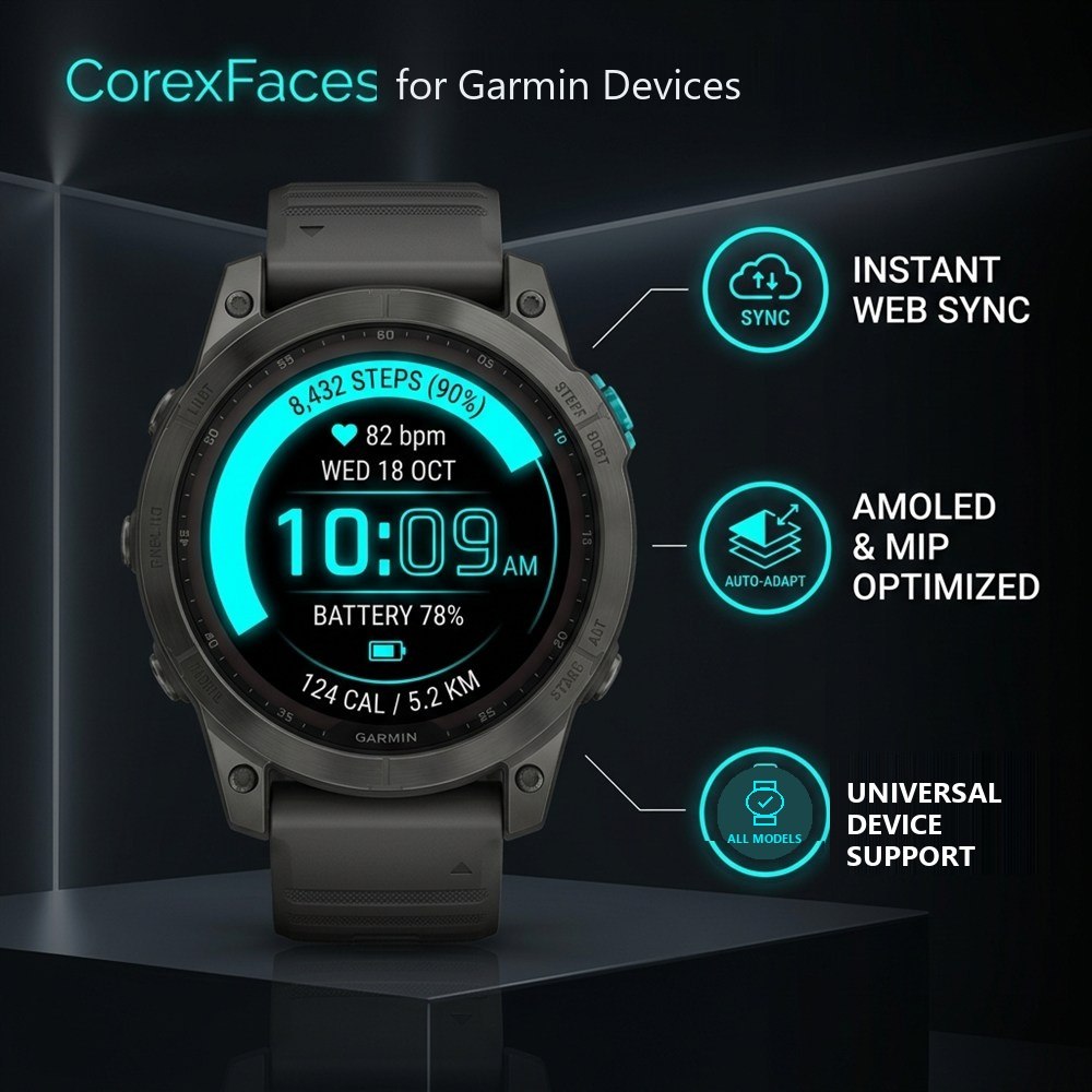 CorexFaces: Custom Watch Face Player · Screenshot 1