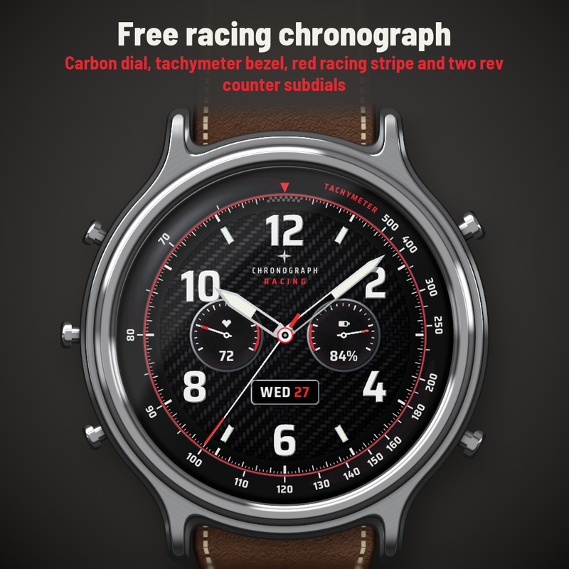 Astra Chrono Racing Free – Ciferník chronografu · Snímka obrazovky 0