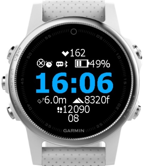 Blisco Big H Seconds watch face screenshot 5