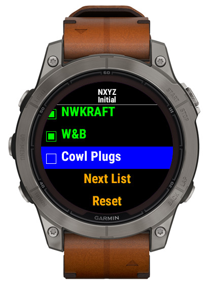 PilotChecklist · Screenshot 2