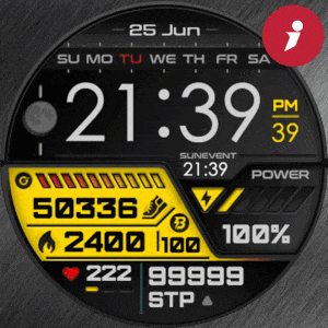 iFacer - POWER HUD (Gold) · Screenshot 0