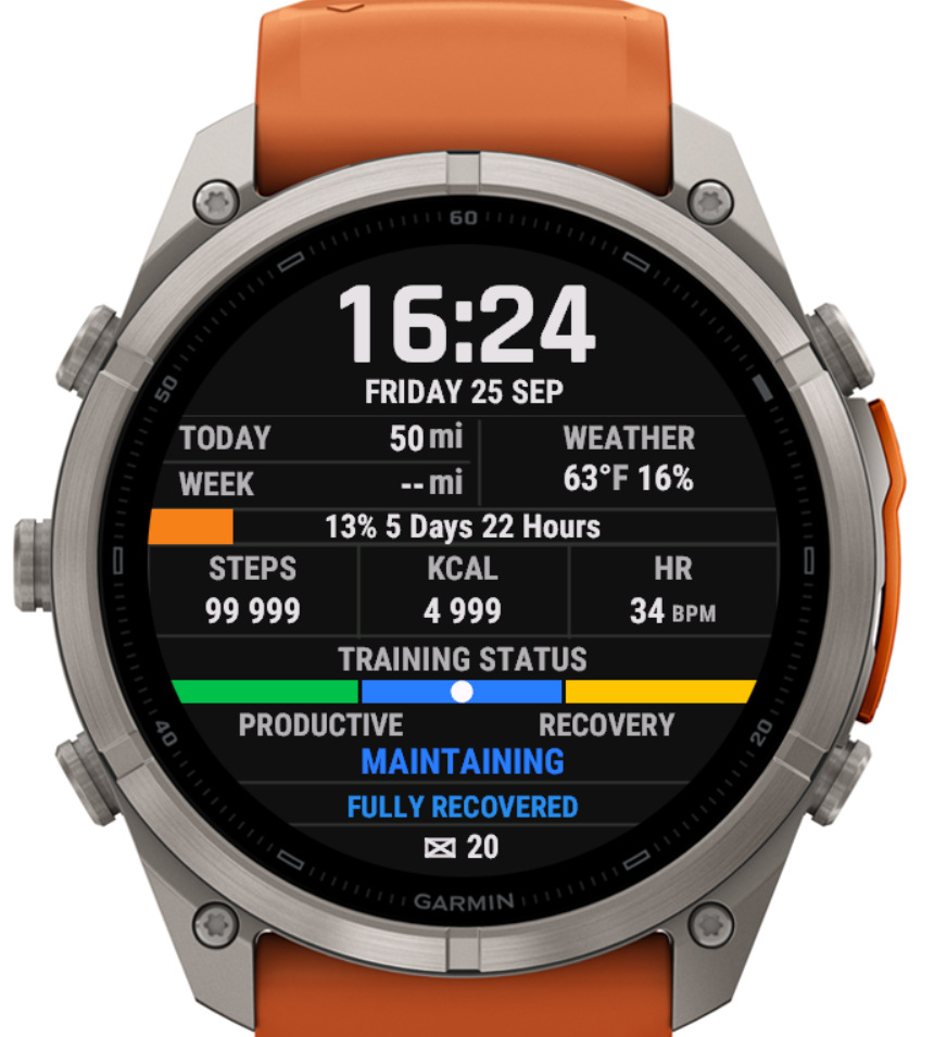 N13 Elite - Performance Dashboard Watch Face · Screenshot 1