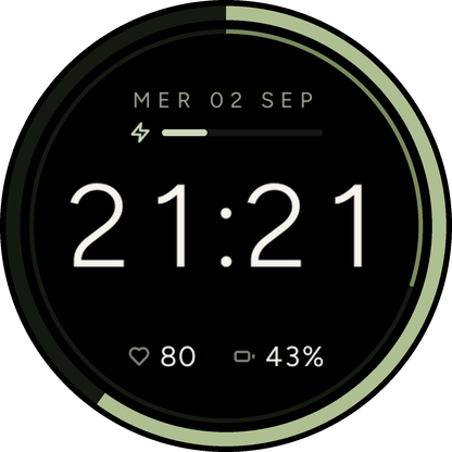 Rings - AMOLED Always-On Watch Face · Screenshot 1