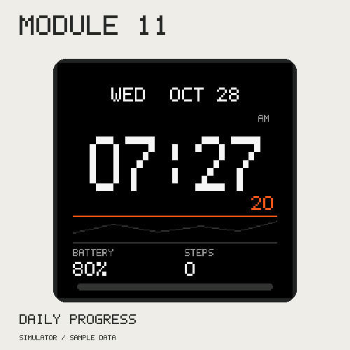 MODULE 11 watch face screenshot 3