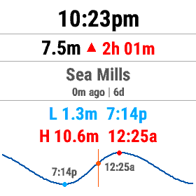 TideCastDF - live tide data inside your activity. · Screenshot 0