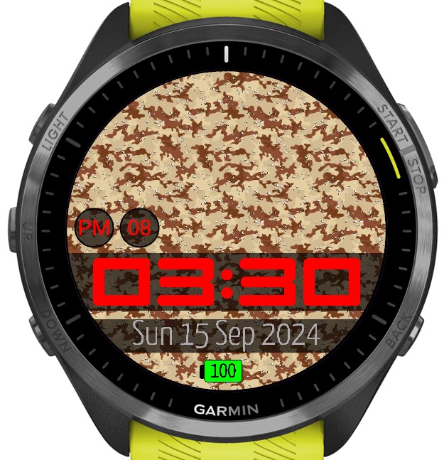 Drake Camouflage Watch face HR (3) · Screenshot 3
