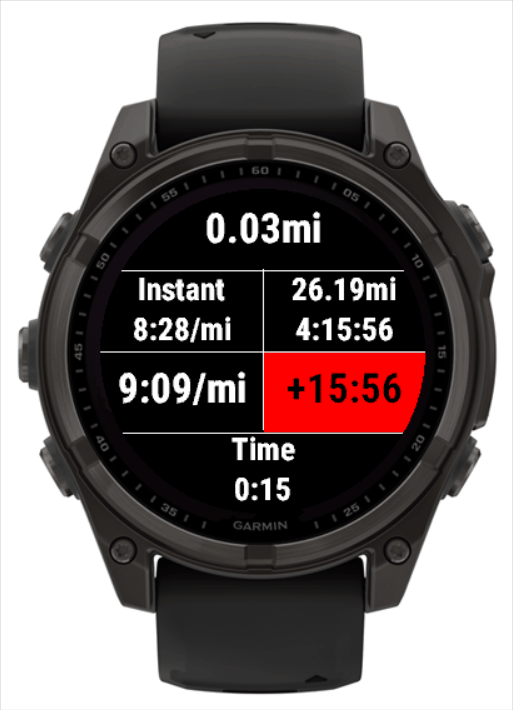 Pacer Data Field (Miles) screenshot 1