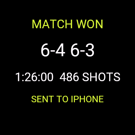 Netcord: Tennis Tracker · Screenshot 3