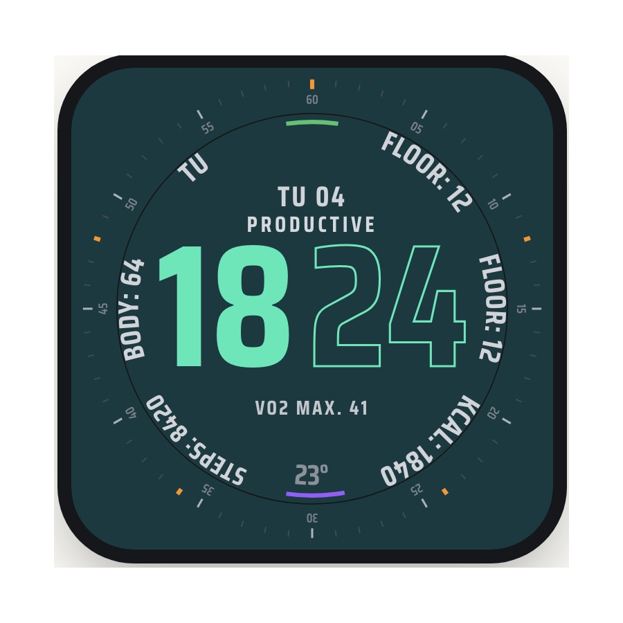 WatchFaceKit Custom 1 · Screenshot 2