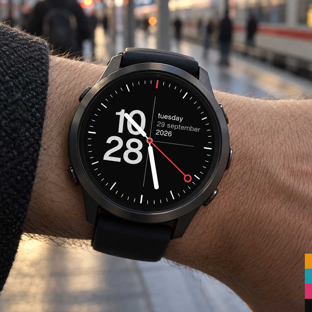 FAHRPLAN · Railway Clock Watch Face · Screenshot 0