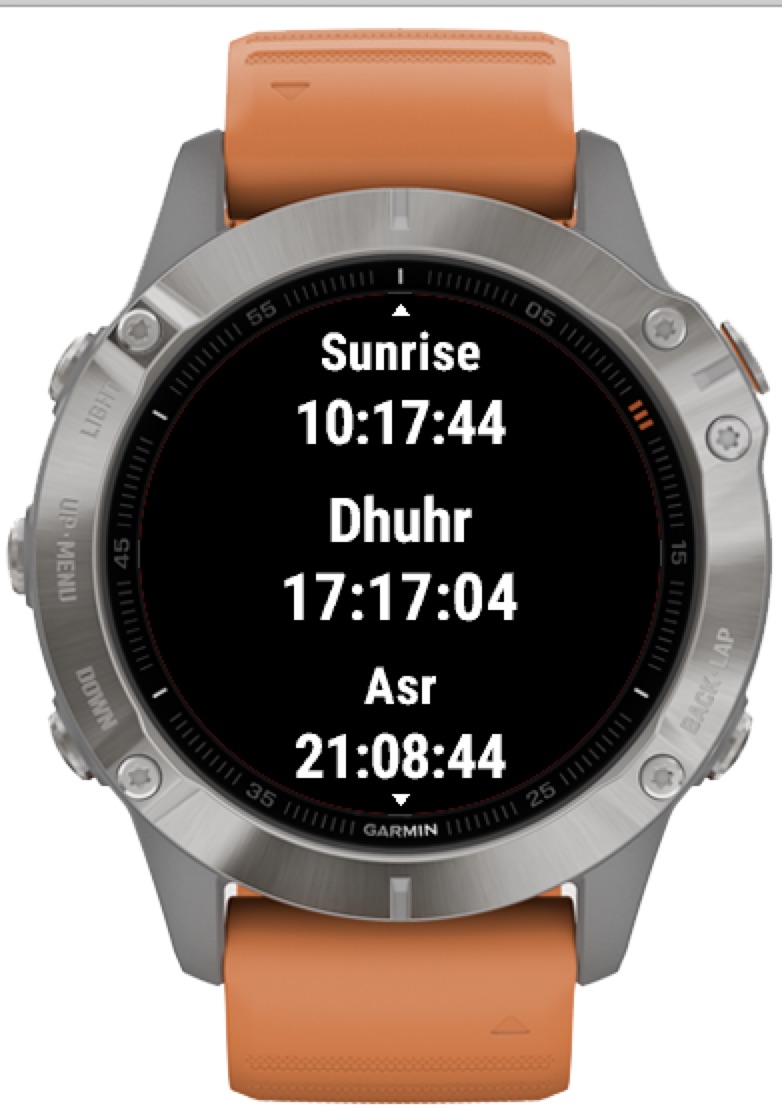Muslim Prayer Times Widget 2