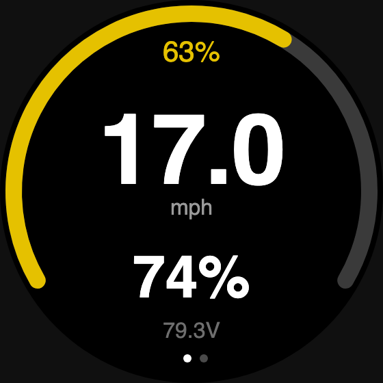 Carve: VESC Telemetry & Ride HUD · Screenshot 0