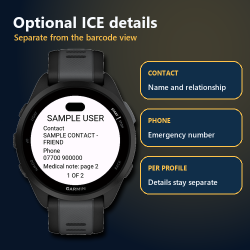 RunCode Pro - Parkrun Barcode · Screenshot 4
