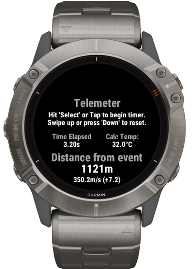 Lightning Distance Calculator/Telemeter · Screenshot 1