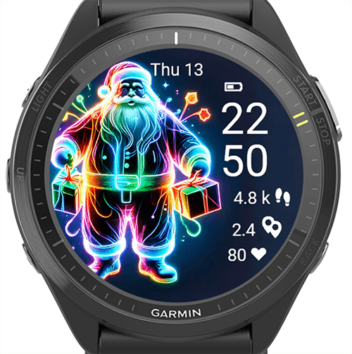 Christmas Neon Santa G · Screenshot 1