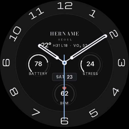 HERNAME CHRONO - Luxury Analog Chronograph · Screenshot 0