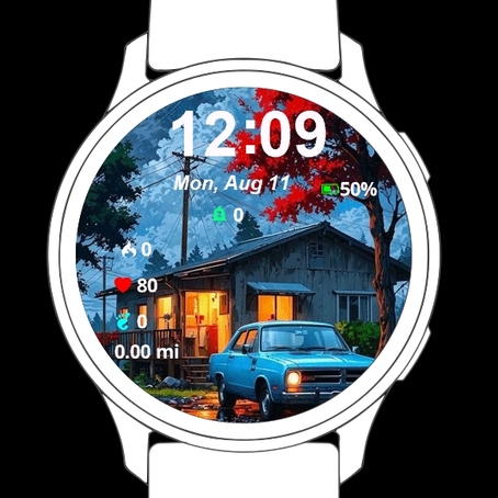 Blue Car Warm Light · Screenshot 0