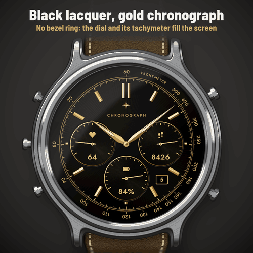 Astra Chrono Noir – Animert gullkronograf · Skjermbilde 0