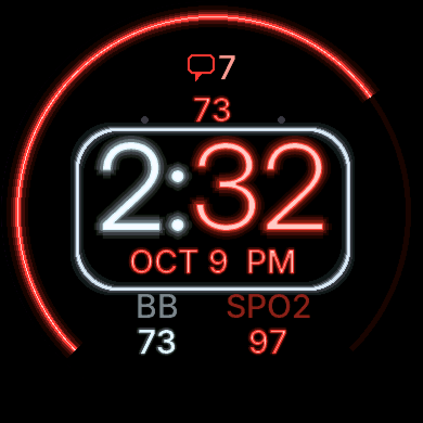 Neon Bar Watch Face - Glowing Neon Sign · Screenshot 3